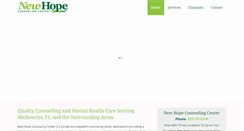 Desktop Screenshot of newhopecounselingcenter.org